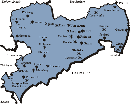 Sachsen-Karte