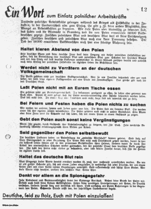 Gescanntes Original des des Handzettels