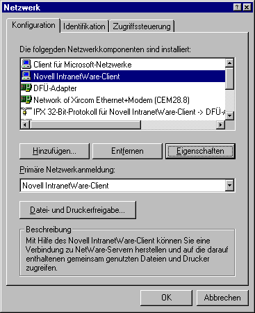 Netzwerkeigenschaften