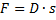 F = D*s