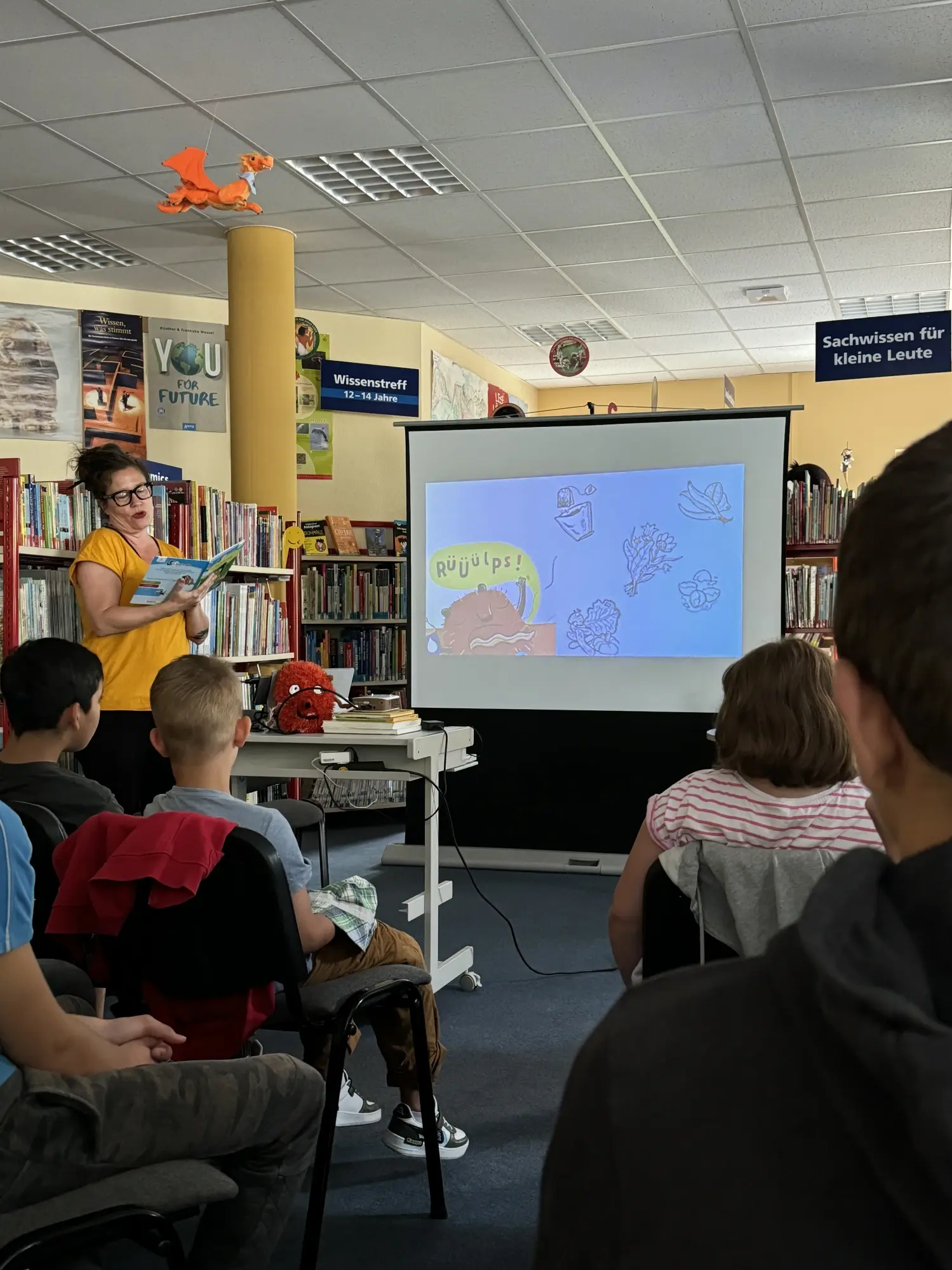 Besuch in der Stadtbibliothek