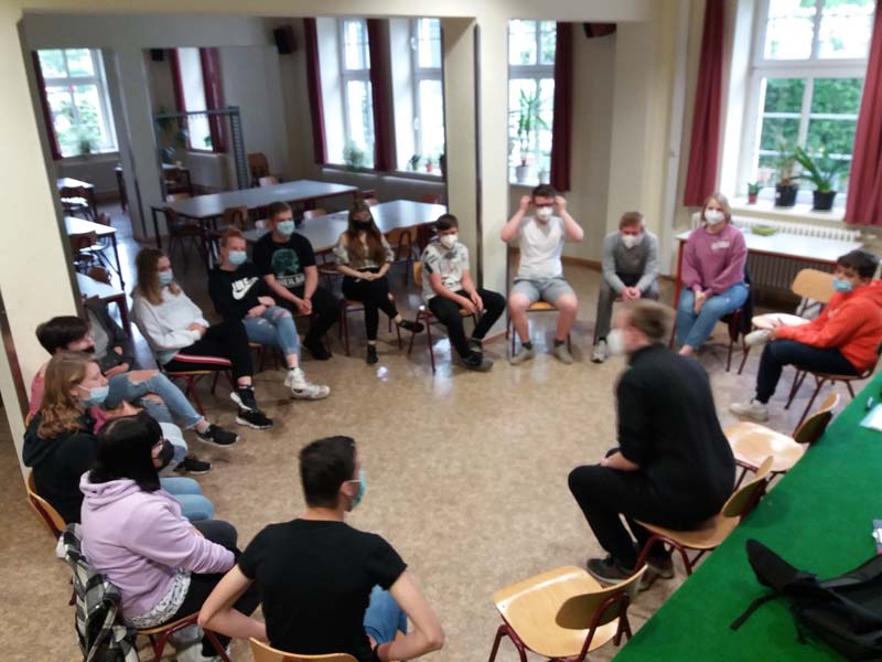 Schüler im Erich Zeigner Haus
